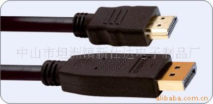 供应DP M to HDMI M Cable.黑色注塑，Displayport转HDMI线