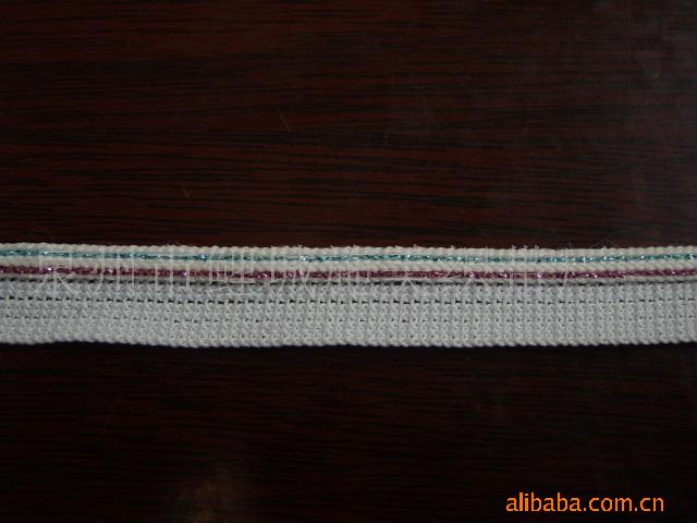 福建厂家直销亮光织带、反光织带、金银丝织带