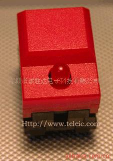 供应面板开关红色带红灯