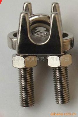 goods in stock supply Stainless steel First card a wire rope Clamp Collet American style Forging First card Complete specifications