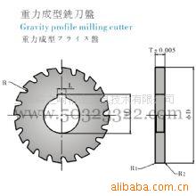 供应重力成型铣刀盘