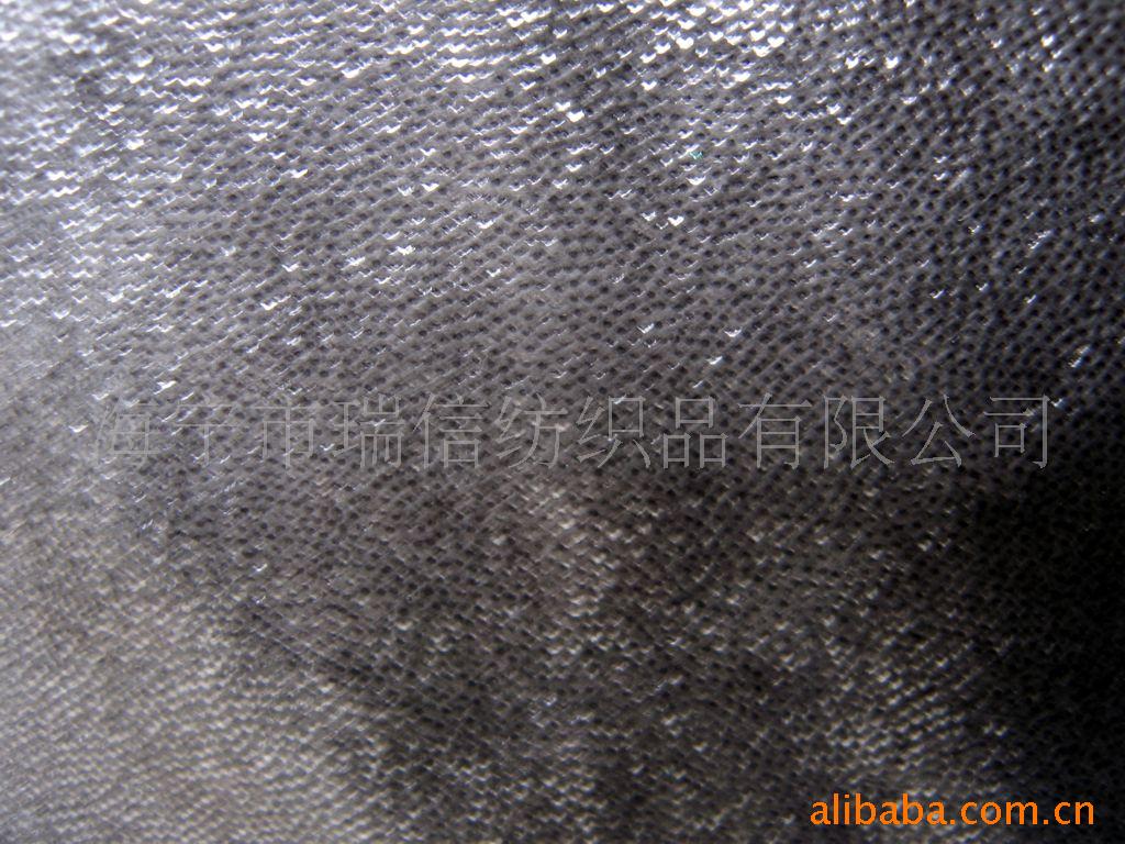 供应麂皮绒烫金面料(图)