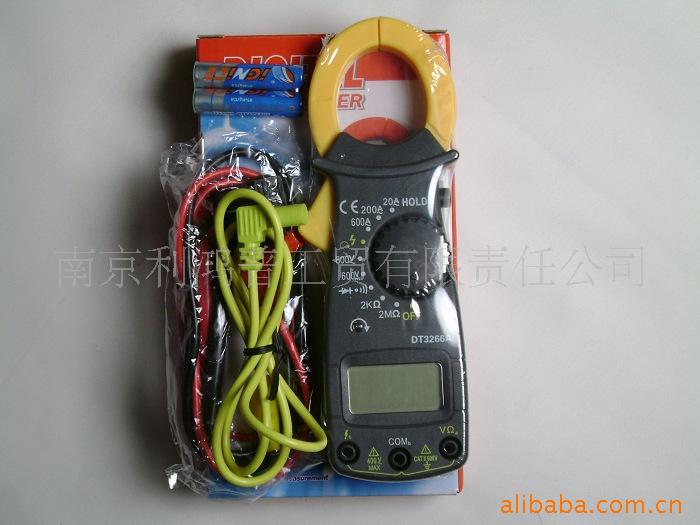 供应小型数字钳形表带相序测量火力判别DT3266A