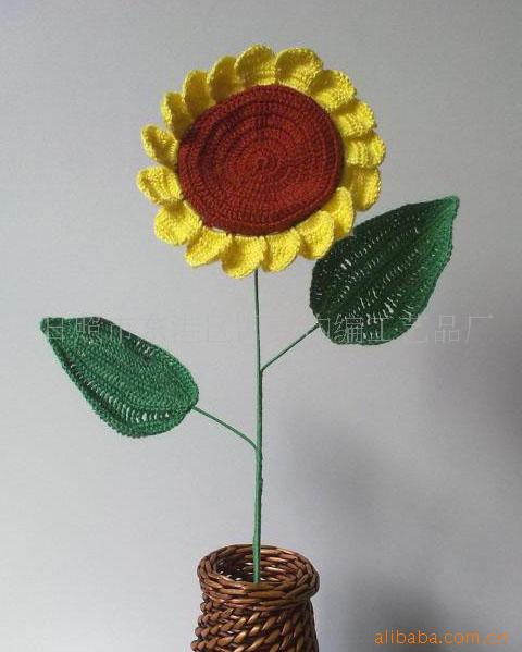 供应手钩花 编织花 手勾花 手勾花边 装饰花 毛线 日照凯泰