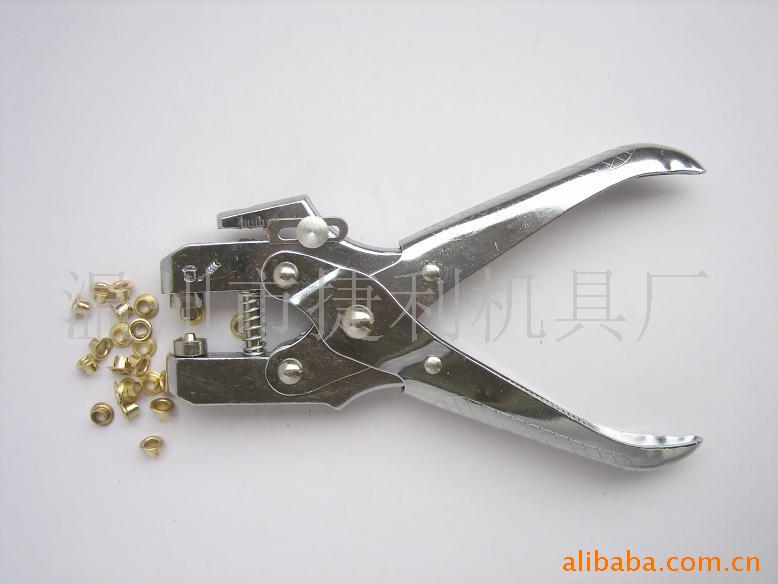 供应洞眼钳JL107 镀铬 [32年生产企业] 铆合。冲孔多用