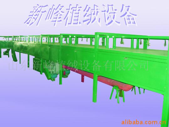 供应立体卷材 无纺布 纸张 PVC植绒流水线 植绒设备大型设备