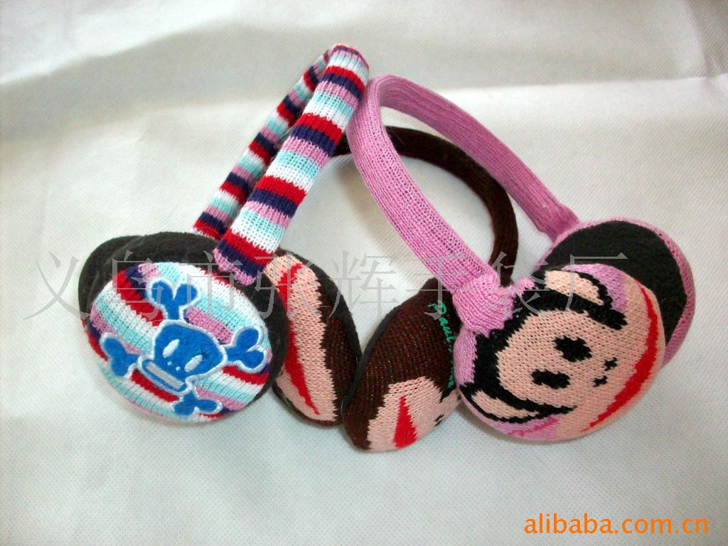 厂家供应各种保暖耳套/耳暖、音乐耳机保暖耳罩、针织提花耳套