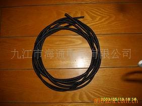 供应编织透明硅胶管 双层透明夹纤管