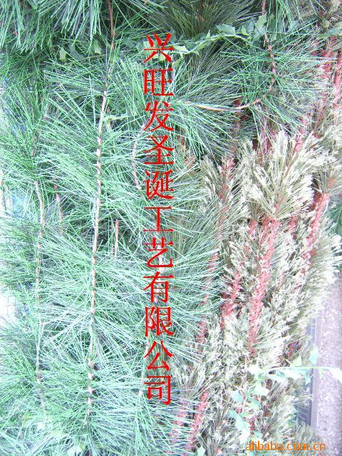 Welcome Caller Manufactor Direct selling Christmas Imported PVC Manufactor major Blade simulation Produce Pine needles