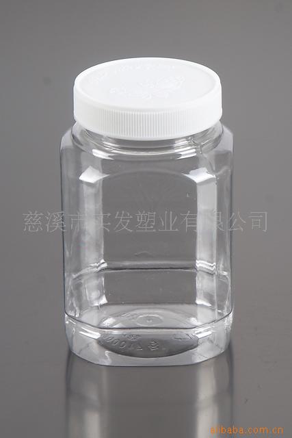 供应715ml塑料广口瓶 1000g蜂蜜瓶 王浆瓶 果酱瓶PT-023（加厚）