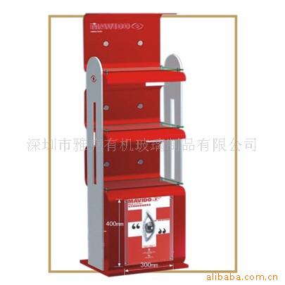 宣传有机玻璃陈列架展示柜玻璃亚克力展示架供应应有