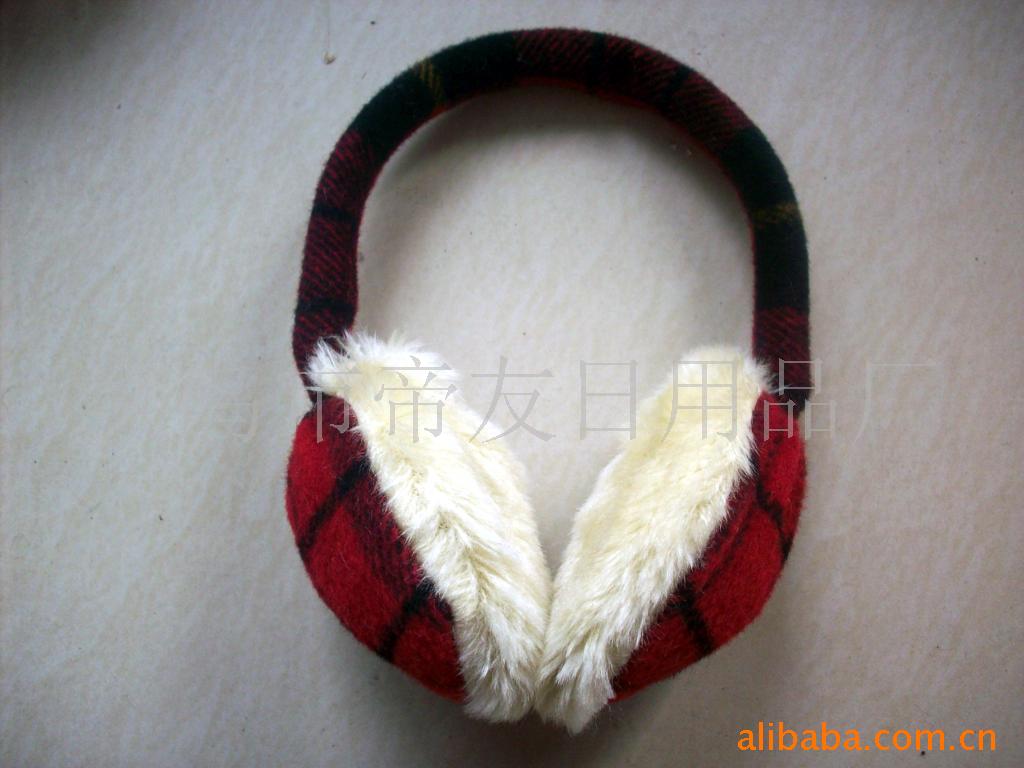 厂家供应各种保暖兔毛耳套、高档狐狸毛耳套、优质皮草耳套(图)