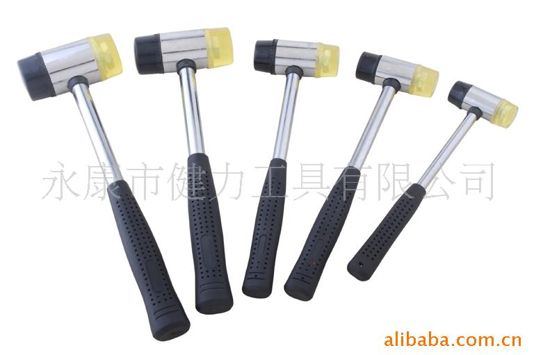 供应橡塑钢柄安装锤橡胶锤