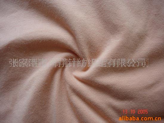 厂家供应 全棉弹力针织面料 贴身 背心面料