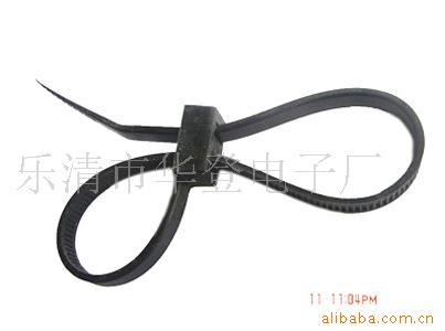 自锁尼龙双孔扎带8*300 5*200 自锁式尼龙扎带黑色白色厂家直销