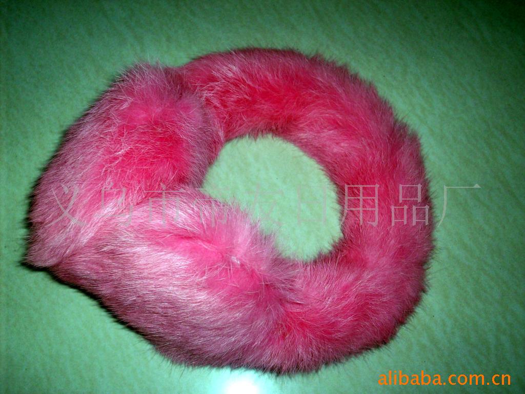 厂家供应各种兔毛耳套、狐狸毛耳套、皮草耳套、仿兔毛耳套(图)