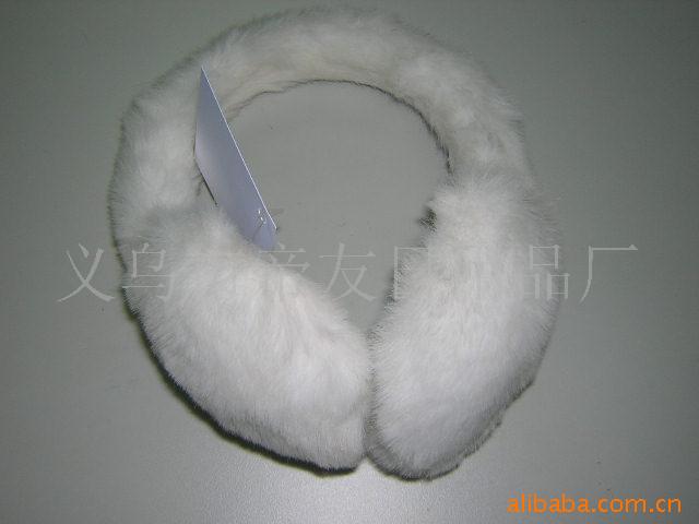 厂家供应兔毛保暖耳套、毛绒耳罩、耳包、耳暖、护耳套(图)