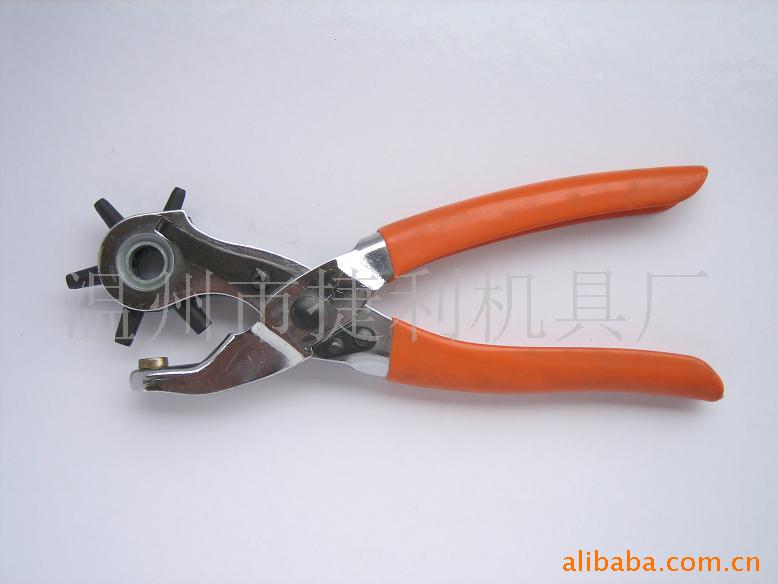 供应打孔钳JL105沾塑(桔红色) 9”(32年生产企业)