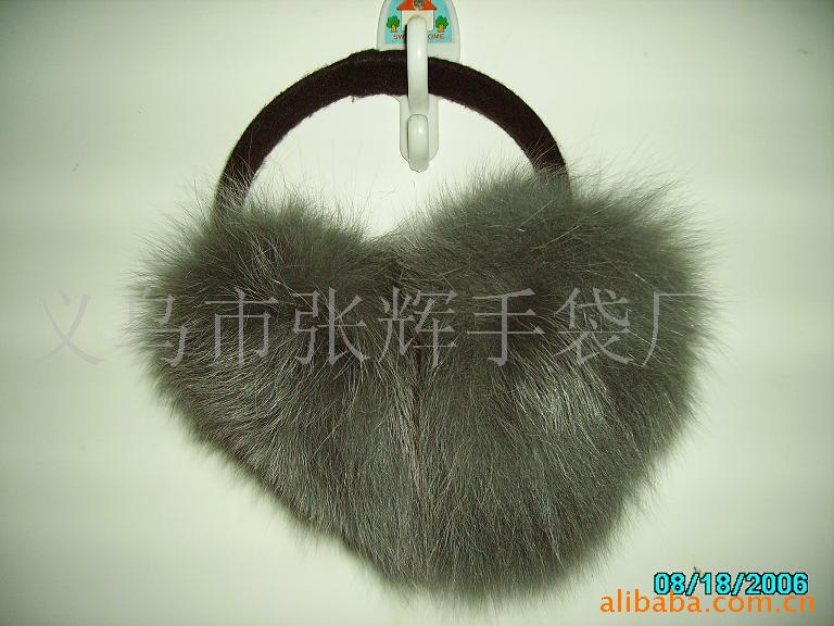 厂家供应各种冬季保暖耳套／高档赔偿兔毛耳套、耳罩、护耳、(图)