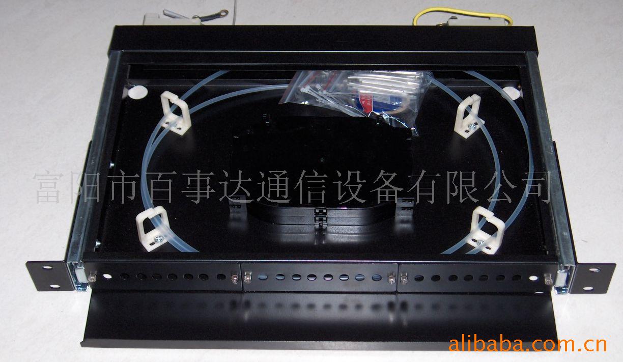廠家直銷百事達通信設備 19英寸抽屜式光纜終端盒 光纖保護盒