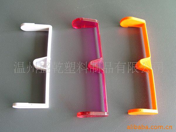 厂家批发 长短款塑料清洁球手柄 按斤称论米卖网状钢丝球手柄