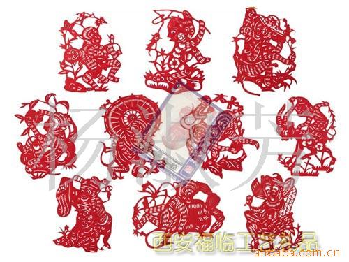 Handicraft 2018 new pattern supply technology gift manual paper-cut suit Zodiac Monkey
