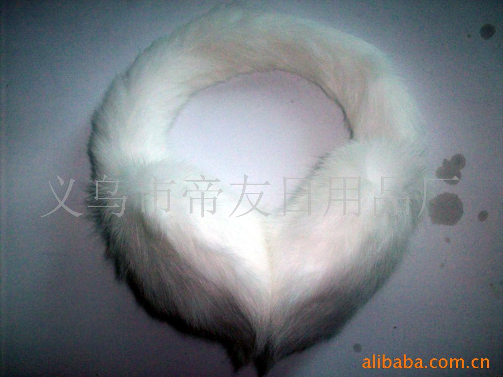 厂家供应各种高档兔毛耳套、优质狐狸毛耳套、皮草耳套(图)
