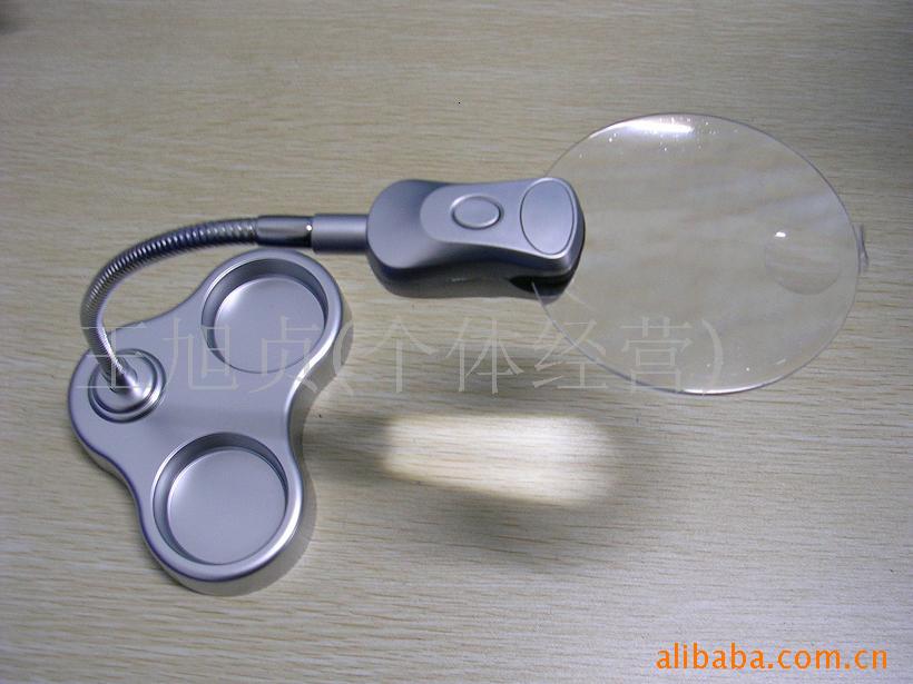 台式放大镜，带灯放大镜，辅助放大镜，工具，刺绣用品