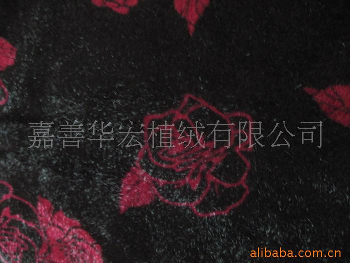工厂直销毛绒 供应服装料仿水貂毛印花布料 长毛 貂绒 环保植绒布