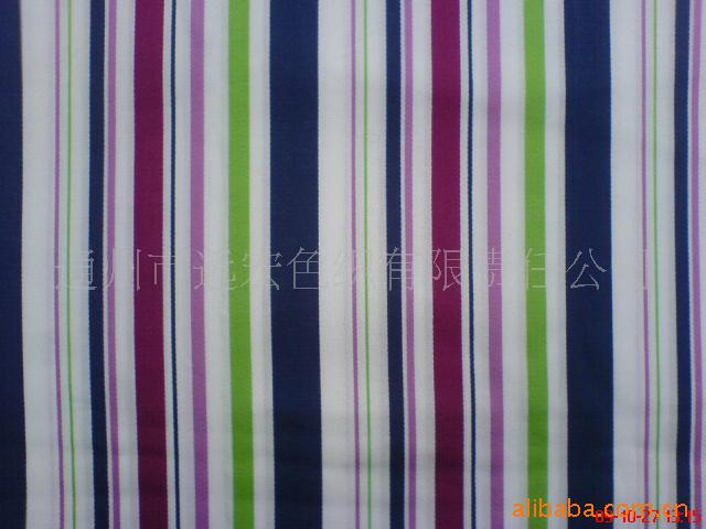供应色织布 精梳色织条布 府绸面料