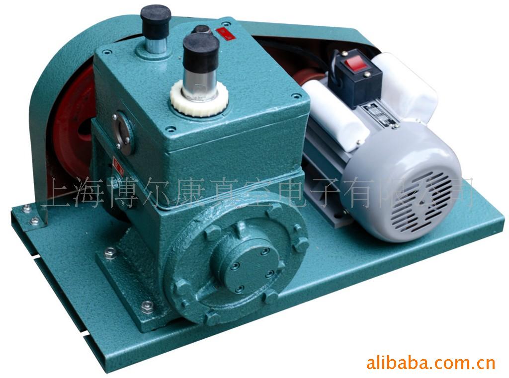 220V/380V 2X-4真空泵(图) 皮带式真空泵 4升 木箱包装 厂家直销