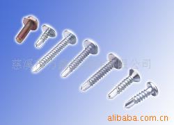 供应圆头华司自攻自钻螺丝粗牙细牙钻尾镀锌螺钉防锈镀锌尖头