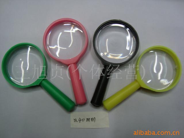 彩色放大镜，放大镜，玩具放大镜，塑料放大镜