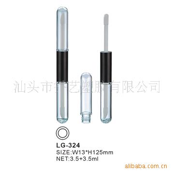 （厂家直销）供应双头圆头唇彩瓶LG-324