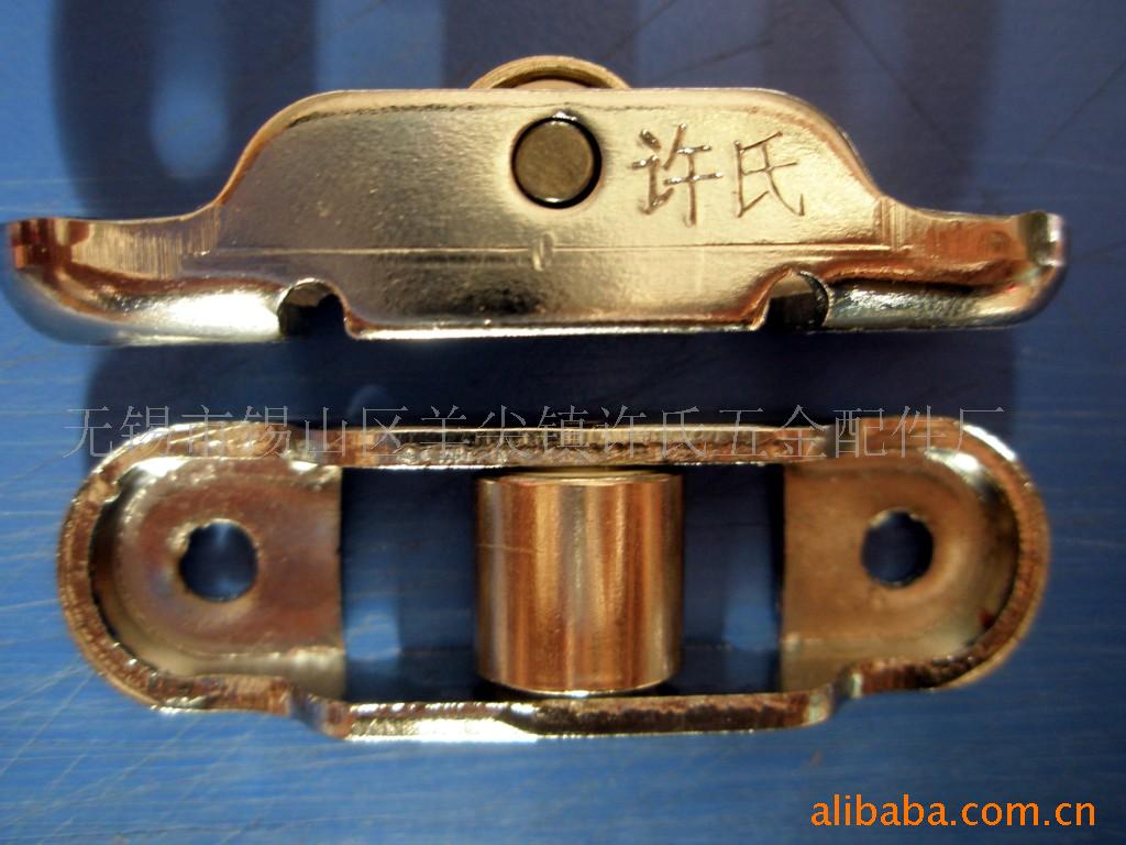 供应许氏塑钢滑轮推拉门窗五金配件铝合金断桥滚轮静音设计双轮