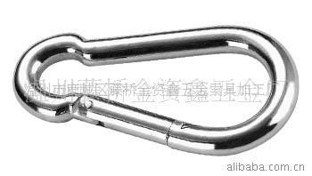 批发供应弹簧钩系列，卸扣，连接环(图)不锈钢挂扣