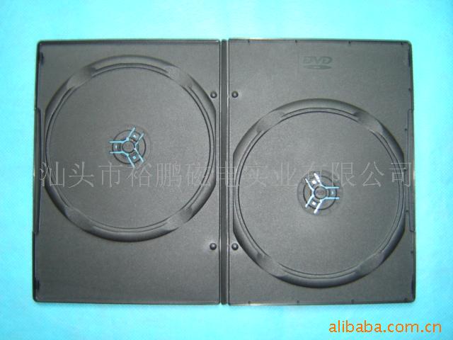 供应DVD盒PP盒子DVD盒7mm双面黑色