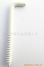 吊挂物品喷塑直角钩 家用小五金用品碳钢钩子 家具用紧固件螺钉