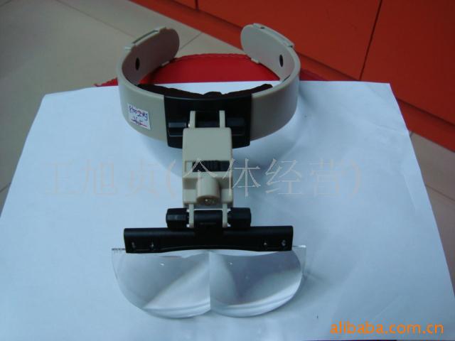 头盔放大镜，带灯放大镜，工具放大镜，头带放大镜