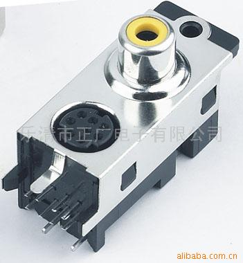 厂家供应直销S端子带RCA同芯MDC-RCA-8001端子带