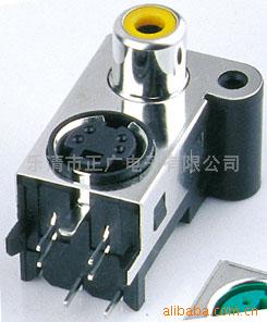 厂家供应S端子带RCA同芯MDC-RCA-407 S端子