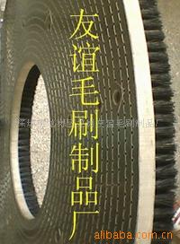 机械设备耐高温防静电清洗铝圆盘毛刷PVC抛光圆盘毛刷电木圆盘刷