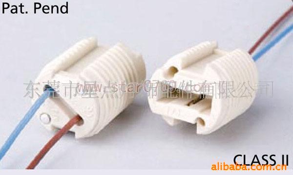 wholesale Lighting Accessories G9 Ceramic lamp Base M4W + CABLE Over certification