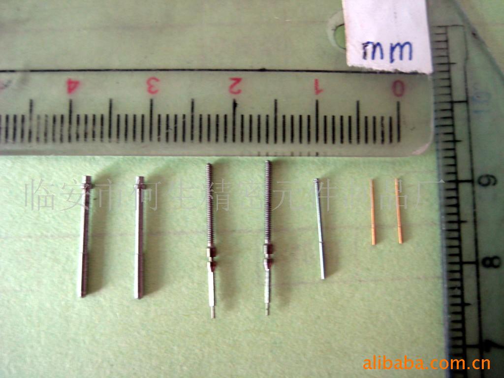 供应订做0.1-7.5mm直径的铜针.钢针.插针.探针加工