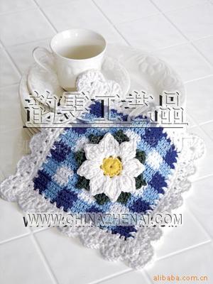 supply Various style Crochet Coaster Full color[drawing Customized