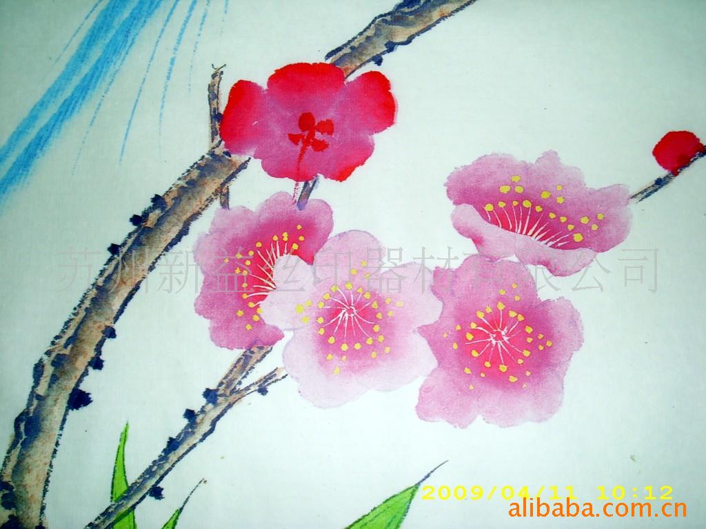 宣纸印字画,苏州丝网印刷