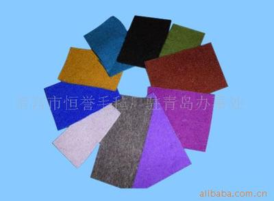 供应彩色化纤针刺毡高密度彩色化纤羊毛毡彩色毡垫