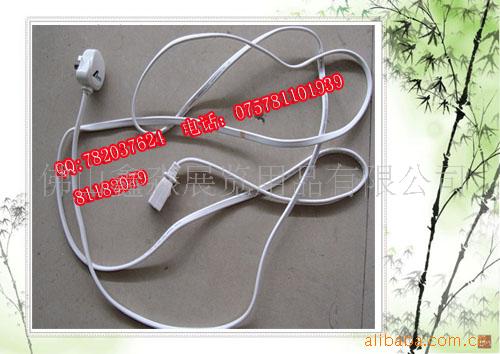 供应展览标摊射灯  插头电线 展览射灯 电线插头 三米电源线