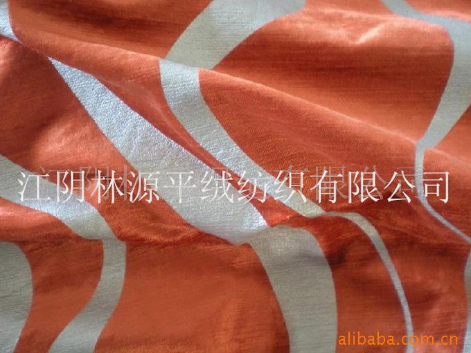 供应粘棉竹节烫银平绒    厂家直销  品质保障