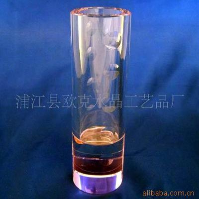 supply crystal carving Small vase crystal Suppress FOUNTAINS Small vase gift